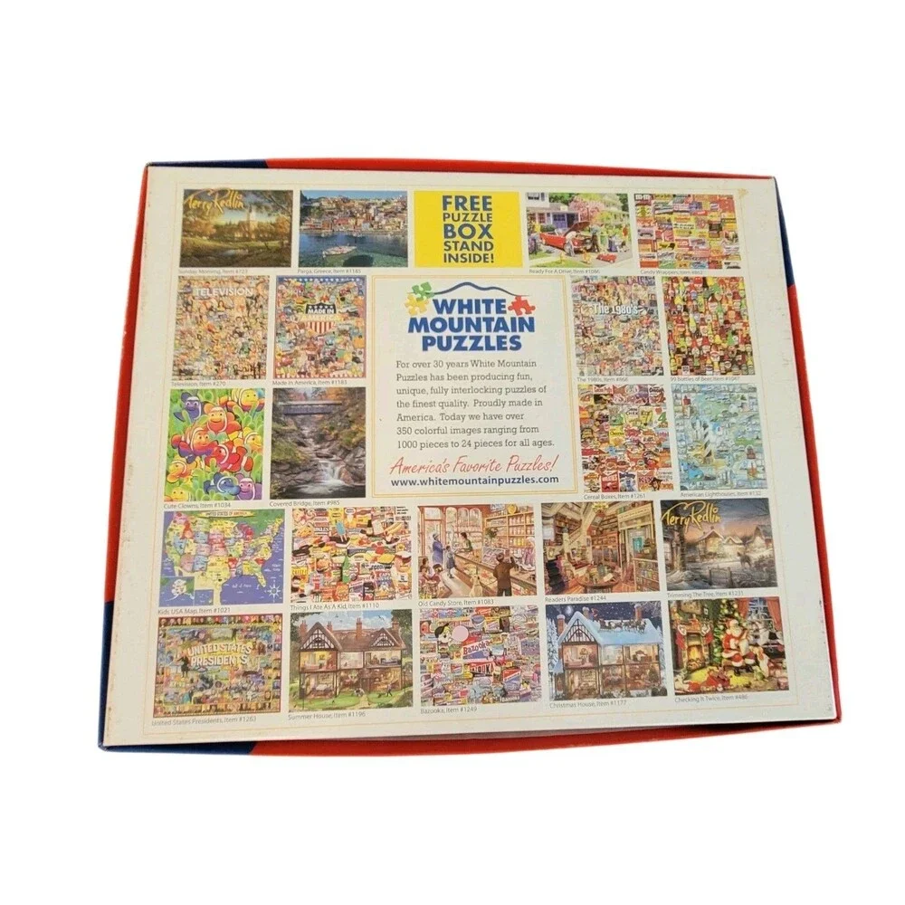 2015 White Mountain The Toy Store 1000 Piece Toys Cardboard Jigsaw Puzzle #1152